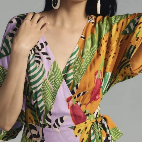 Farm Rio wrap dress - Picture 4 of 5